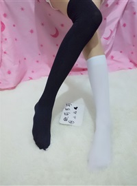 Soft cute 5 black and white socks(3)